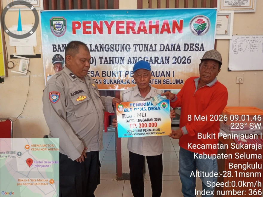 PENYALURAN BLT DD TAHAP 5 DESA BUKIT PENINJAUAN I TAHUN 2026